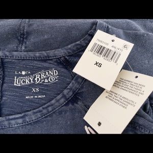 Lucky brand blue shirt